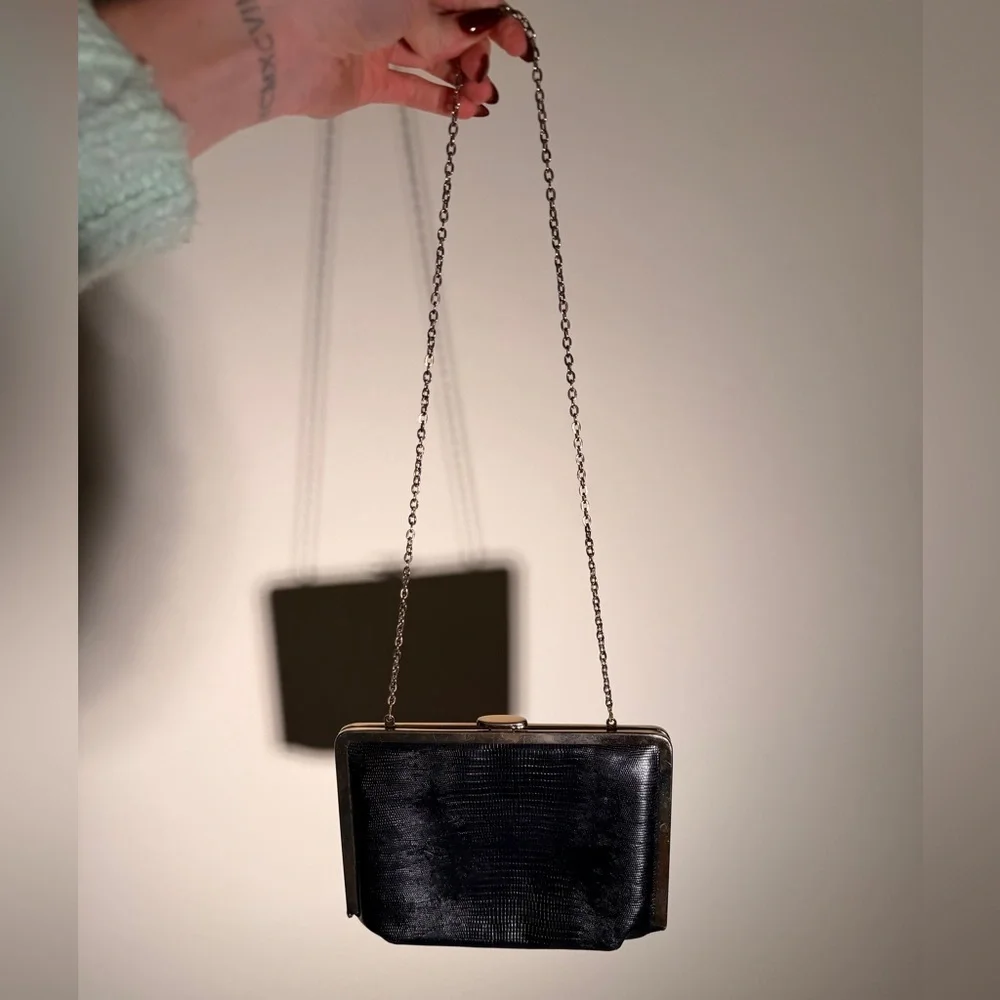 Etra Vintage 1950s Genuine Leather Clutch